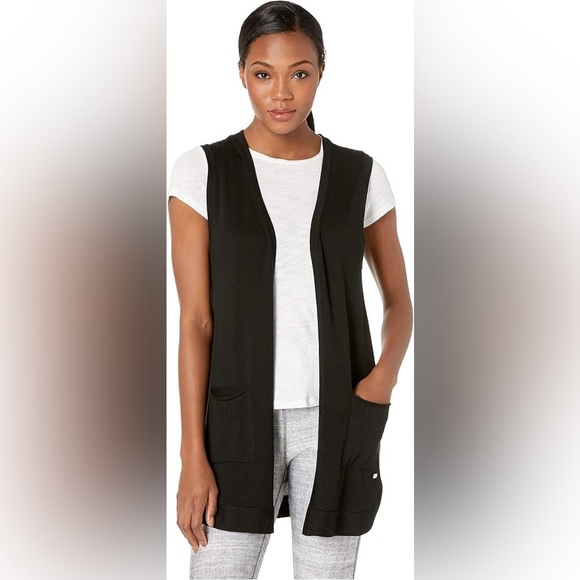 Figs Jackets & Blazers - FIG | Lax black cardigan | size large